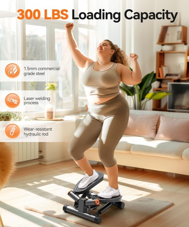 Fitness Twist Stepper with Resistance Bands - photo 4
