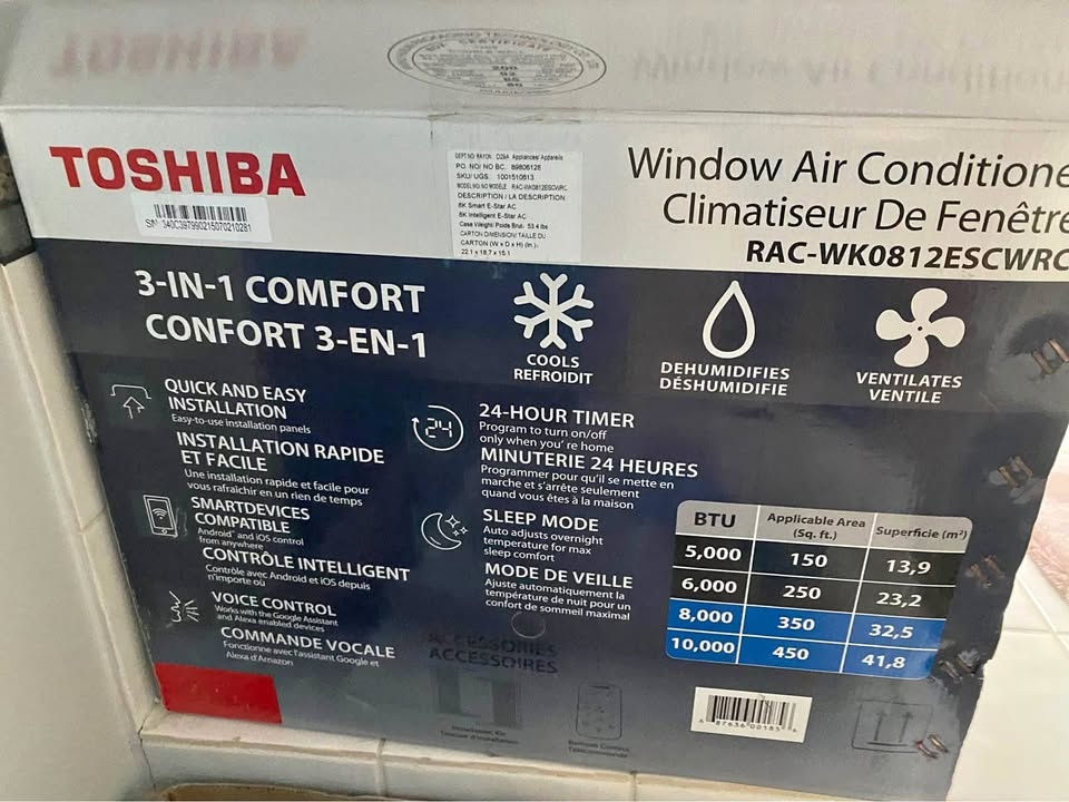 Toshiba 5000 BTU Window Air Conditioner