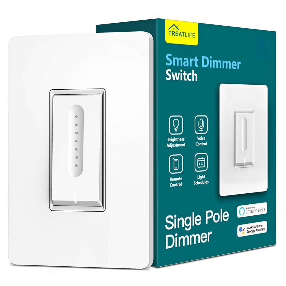 Treatlife Smart Dimmer Switch – WiFi Light Dimmer