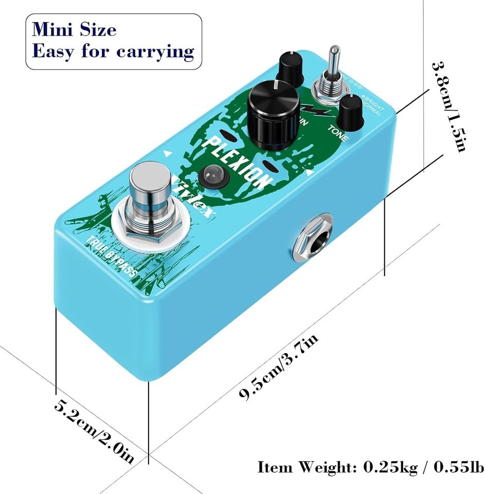 Vivlex-324 Plexion Mini Guitar Pedal (Open Box) - photo 5