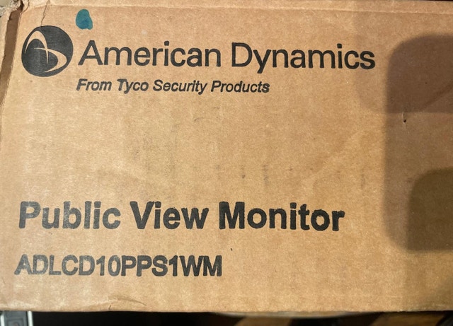 American Dynamics Public View Monitor - $140 - photo 2