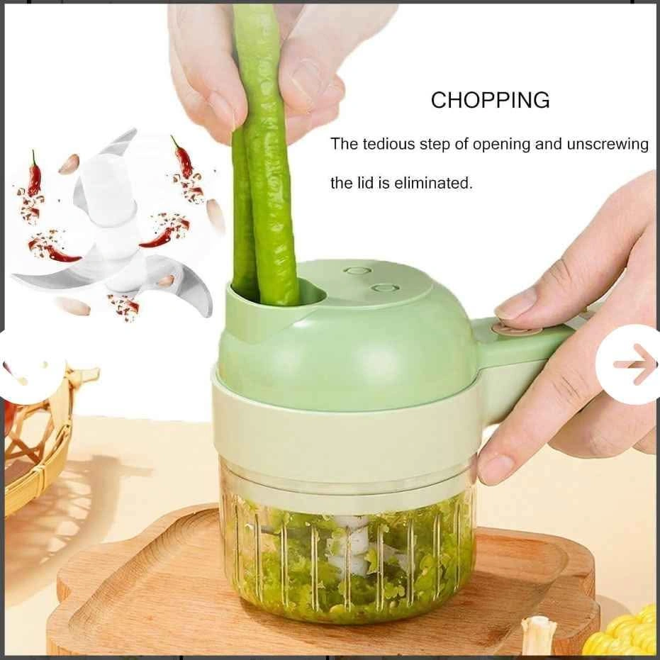 Electric Garlic Chopper Mini Portable - photo 2