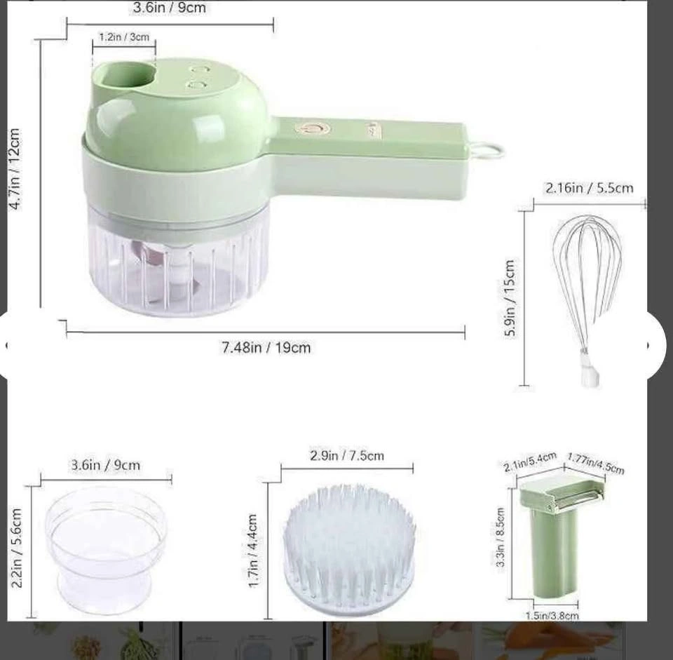 Electric Garlic Chopper Mini Portable - photo 3