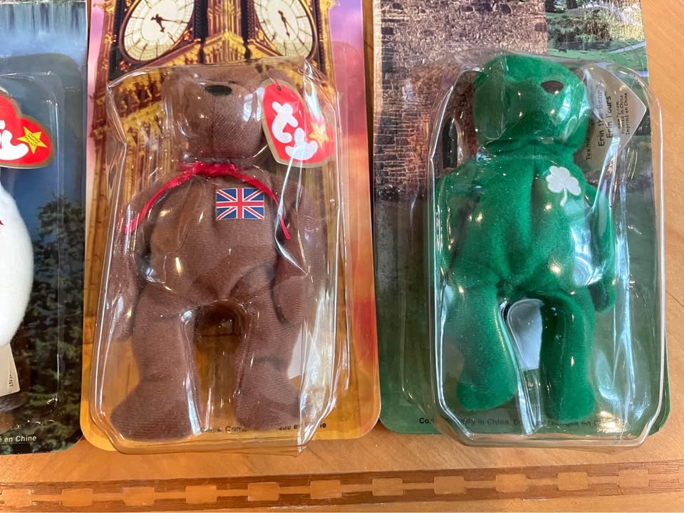 1999 McDonald's Beanie Babies Flag Bear Collector's Set - photo 2