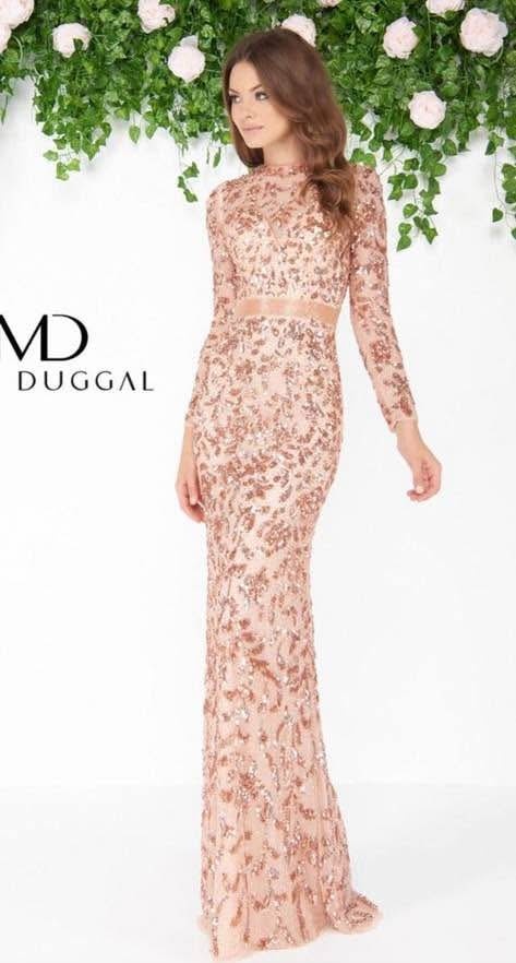 Sequinned dress size 4, Mac Duggal for cocktail, prom, red carpe - photo 4