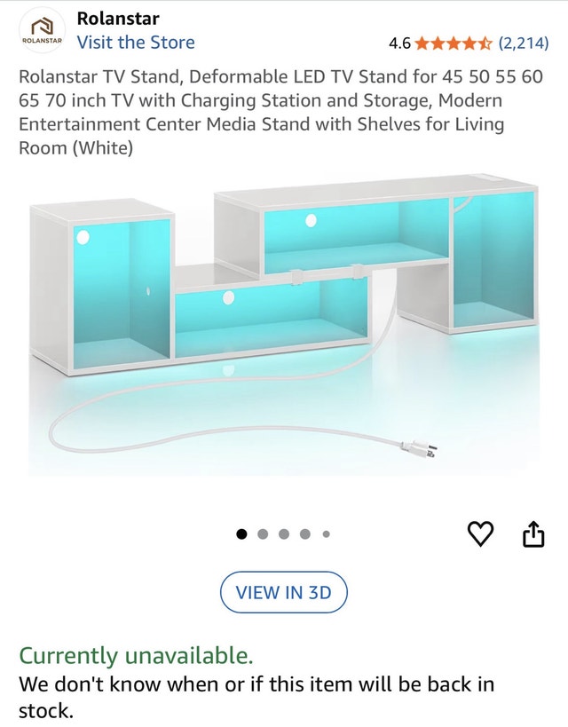 floating tv stand rolanstar 70” - photo 3