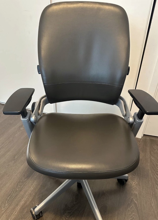 steelcase leap v2 leather - photo 2