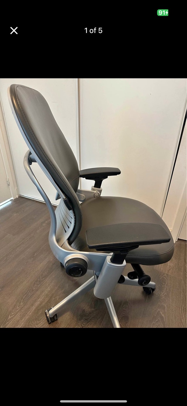 steelcase leap v2 leather - photo 3