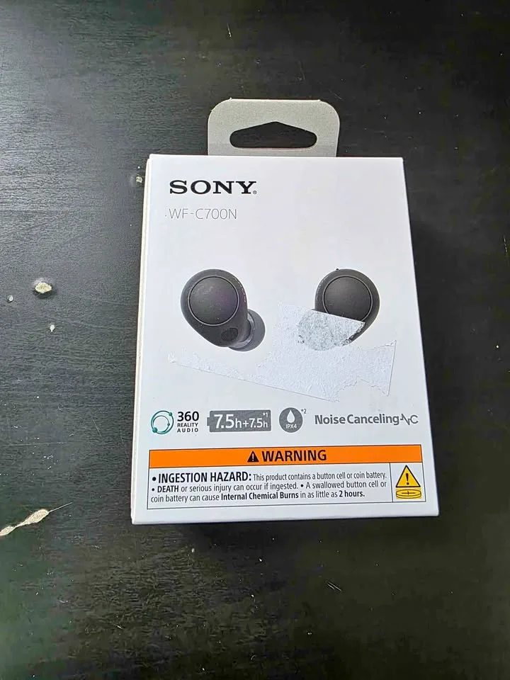Sony WF-C700N Noise Canceling Wireless Earbuds - Black thumbnail