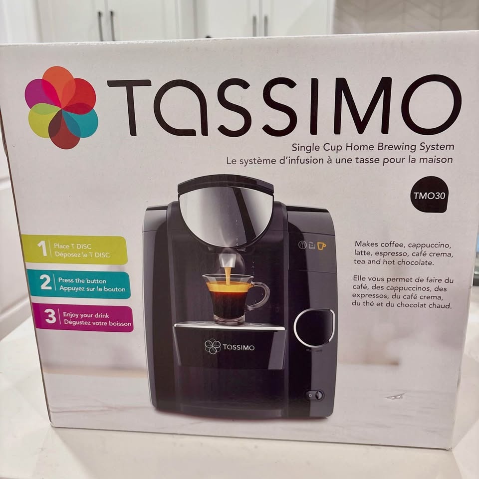 Brand new TASSIMO coffee machine single cup home brewing system - photo 3