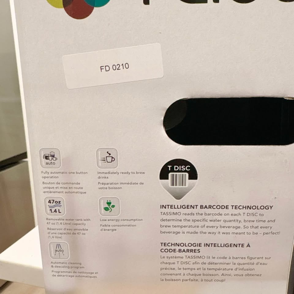 Brand new TASSIMO coffee machine single cup home brewing system - photo 4