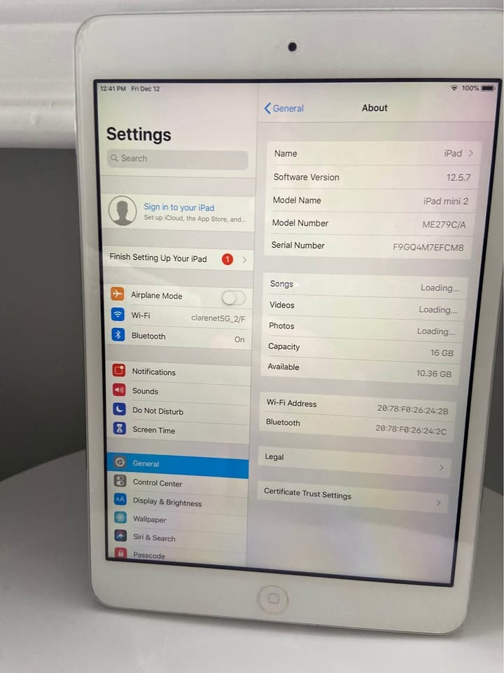 iPad Mini 2 - 16 Gb