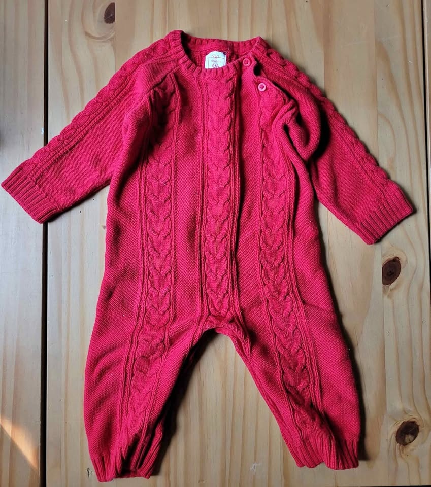 12 months baby winter romper