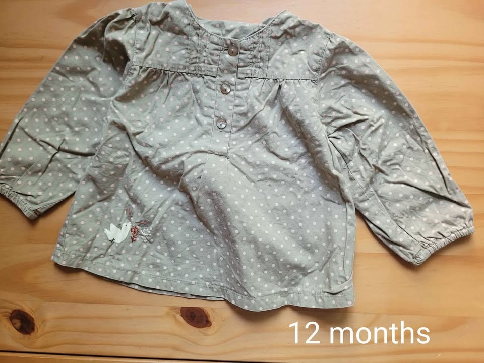 12 months girl Long sleeves top - photo 4
