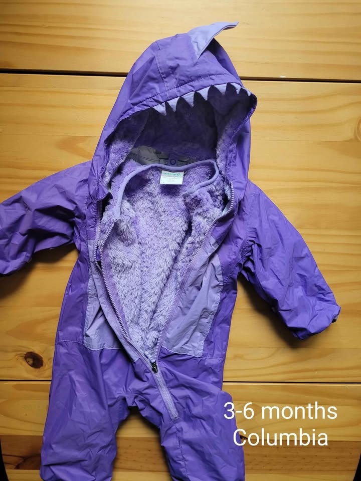 3-6 months 2-layers rainsuit Columbia - photo 3