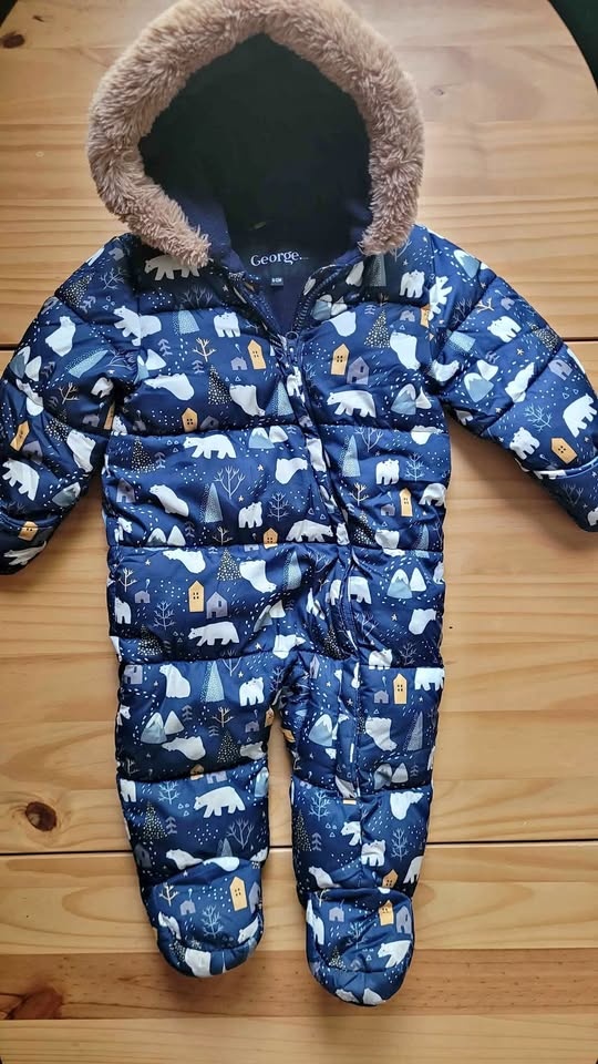 6-12 months snowsuit George
