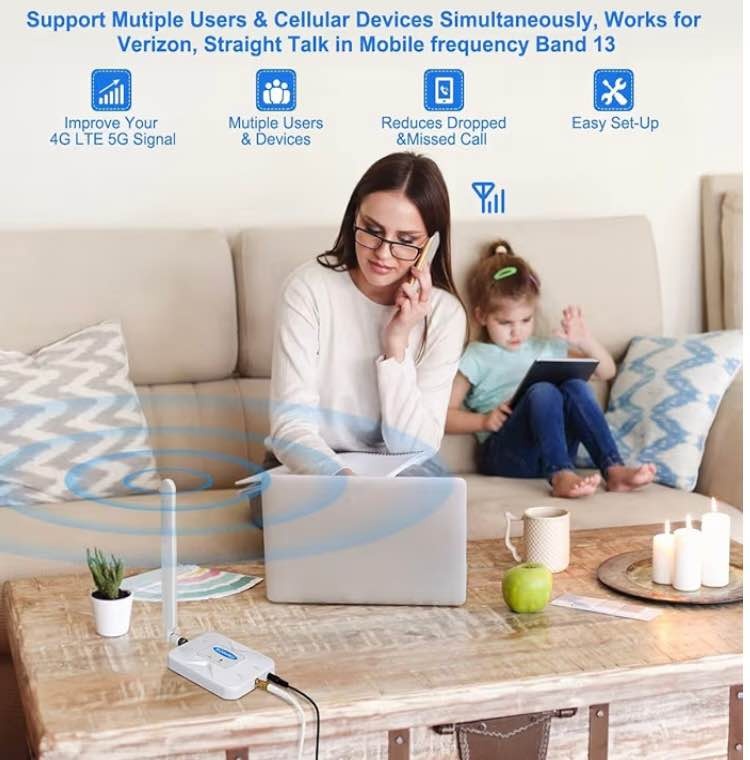 Verizon Cell Phone Signal Booster 5G 4G LTE Band13 - photo 3