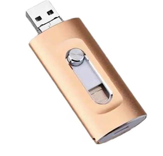 3-in-1 Flash Drive for iPhone iPad & Computer