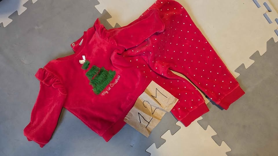 12M baby girl Christmas pyjamas - photo 2