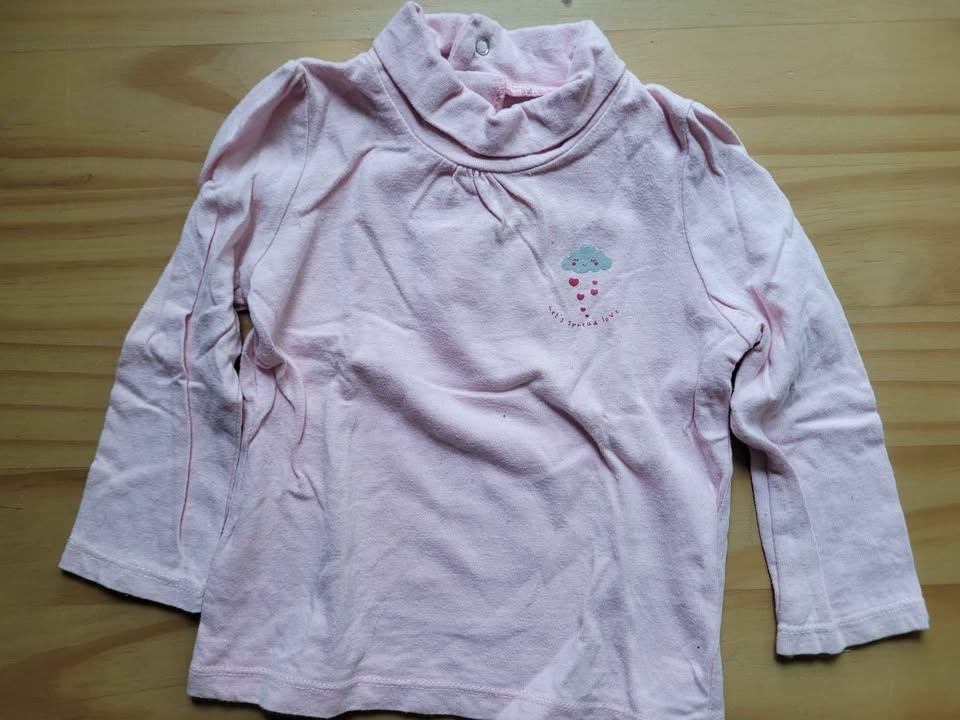 12 months baby girl long sleeves too - photo 2