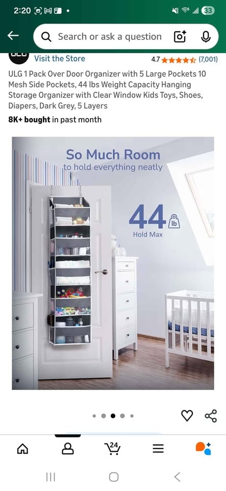 Over door closet organizer - photo 2