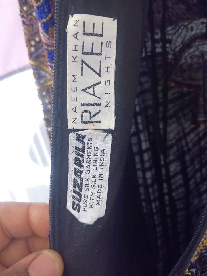 Naeem Khan beaded gown vintage Riazee - photo 3