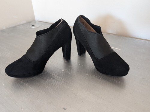 Clarks Women’s Shoes Black Suede Kendra Heels Pump Size 6.5 M - photo 2