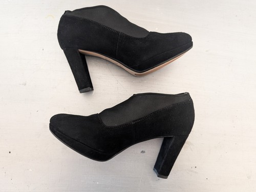 Clarks Women’s Shoes Black Suede Kendra Heels Pump Size 6.5 M - photo 4