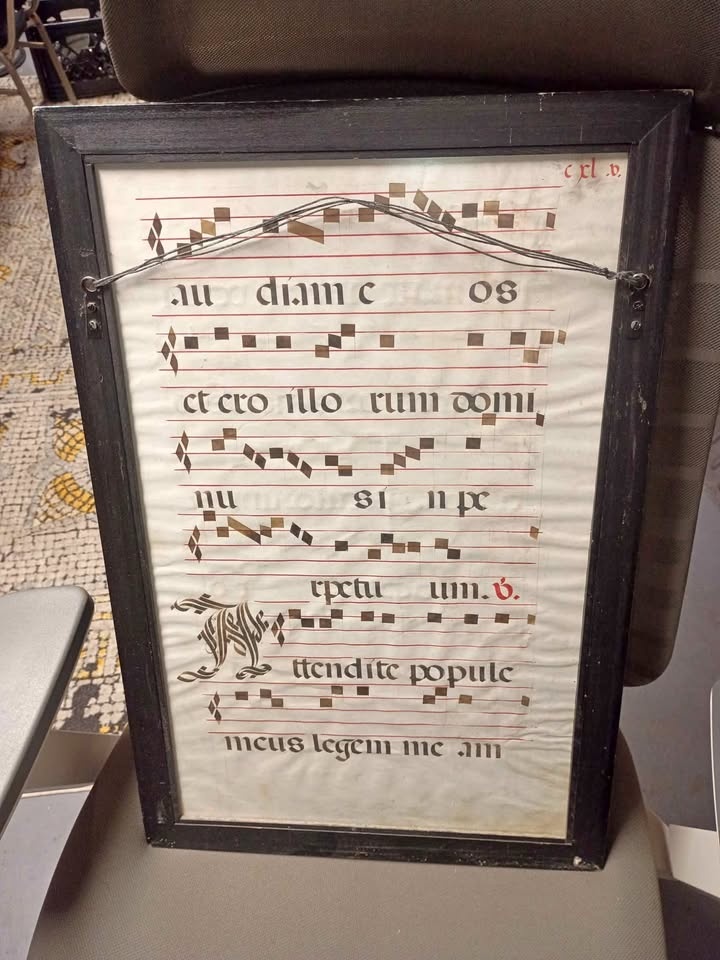 Antique Manuscript On The Sheep Skin
