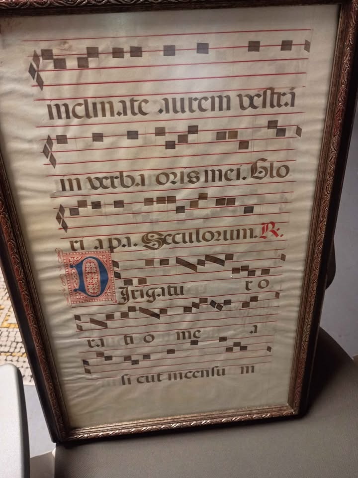 Antique Manuscript On The Sheep Skin - photo 3