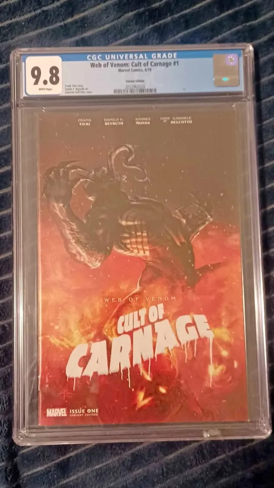 Web of Venom: Cult of Carnage #1 CGC 9.8 (Dell'Otto) thumbnail