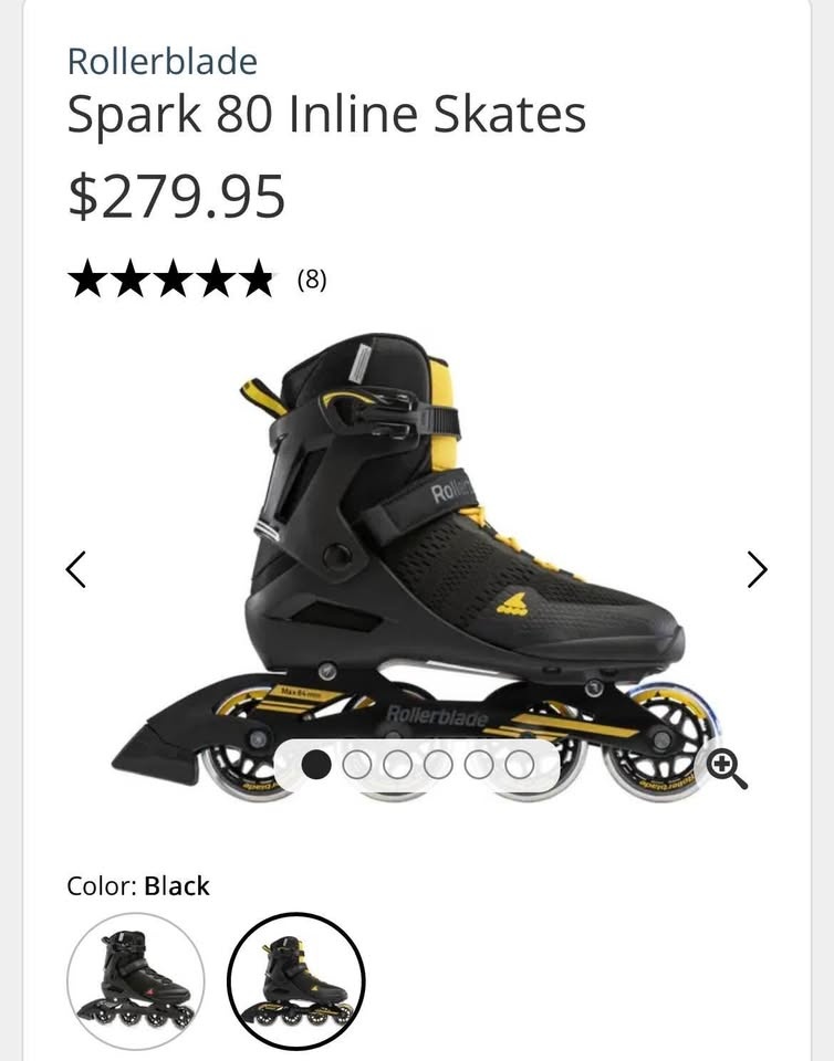 Spark 80 inline rollerblades 8.5W - photo 5