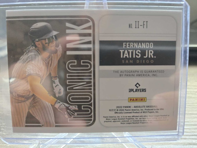 Fernando Tatis Jr Auto Baseball Card - photo 2