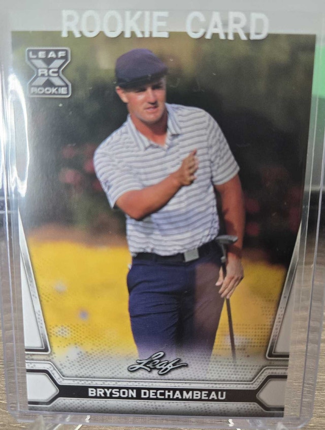 2021 Leaf Bryson Dechambeau Rookie Card