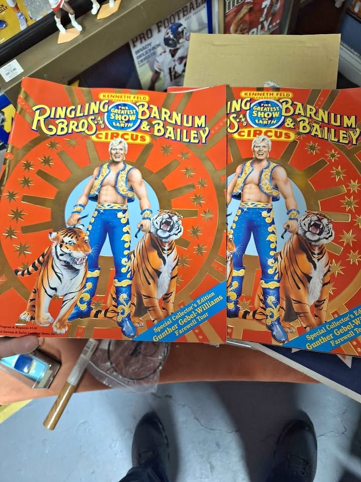Vtg Ringling Bros Circus Program Gunther Gebel-Williams