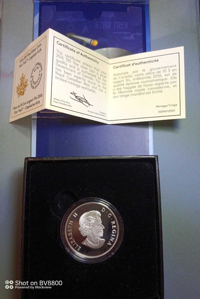Royal Canadian Mint Star Trek Coin - photo 3
