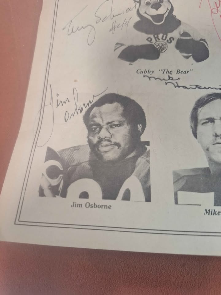 1980/81 Chicago Bears Basketball team signed - photo 5