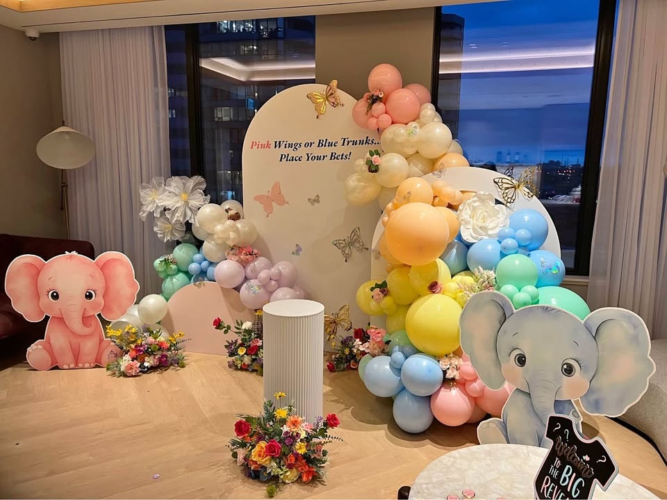 Babyshower decor | gender reveal | balloon decoration