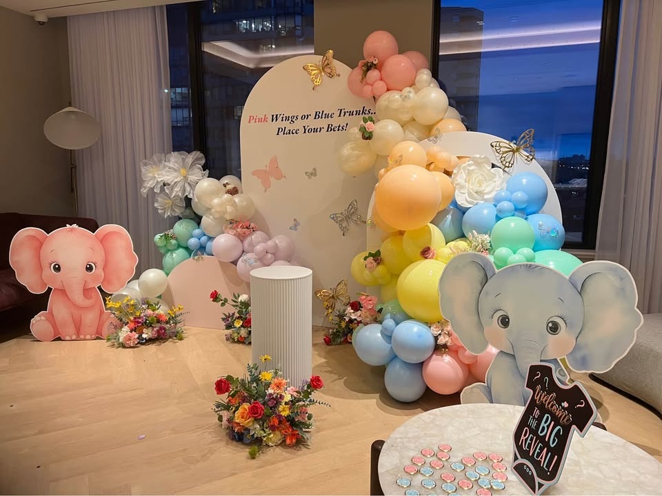 Babyshower decor | gender reveal | balloon decoration - photo 2