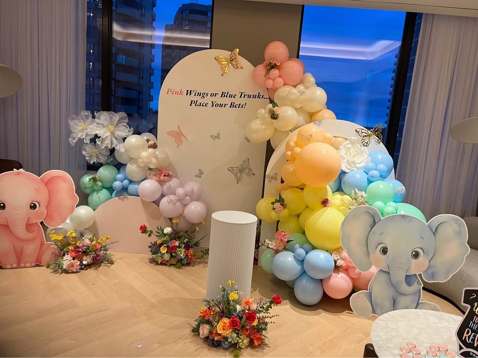 Babyshower decor | gender reveal | balloon decoration - photo 3