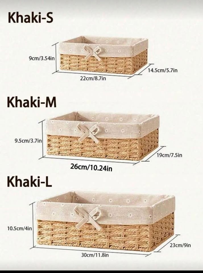 Storage baskets set is 3 - photo 2