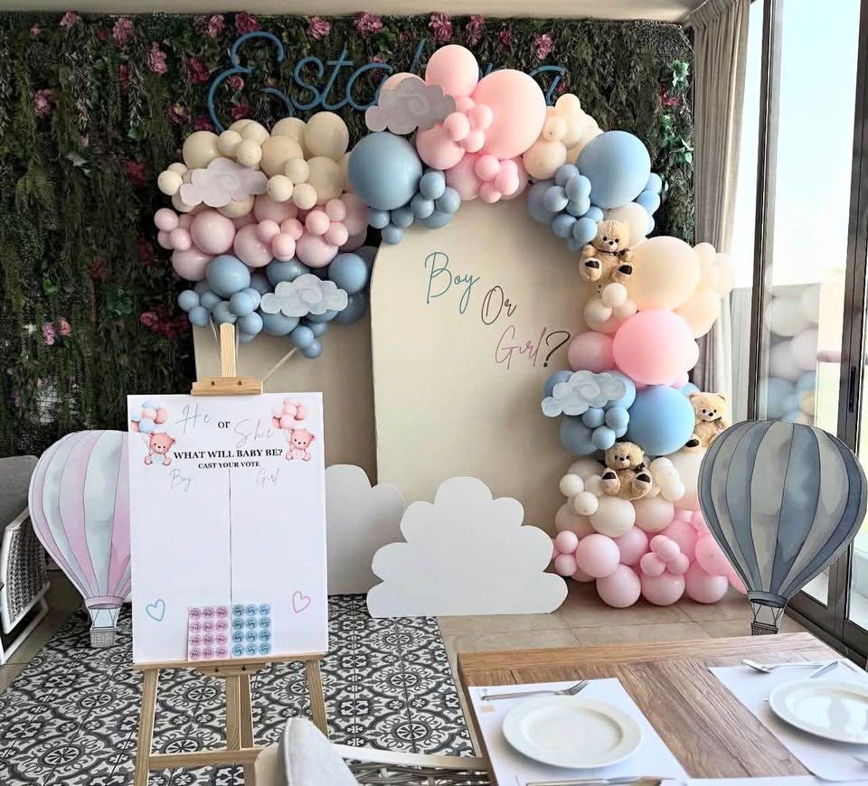 Gender Reveal decor | Boy or girl | baby shower | theme decor |