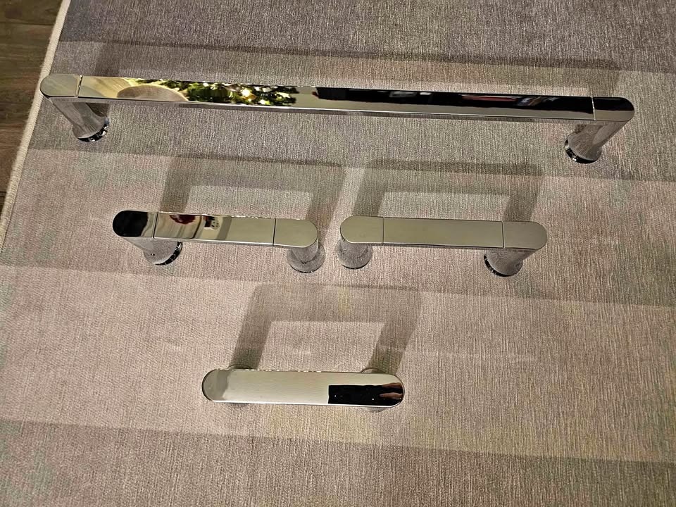 Moen Genta Chrome Bathroom Hardware towel bars and toilet paper