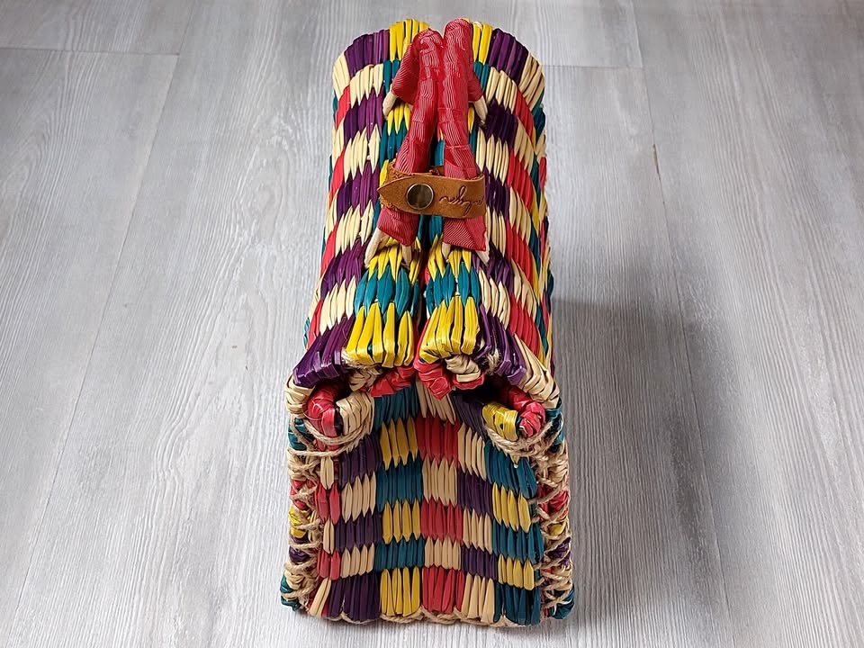 Juralyn Hand-Woven Reed Bag - photo 2