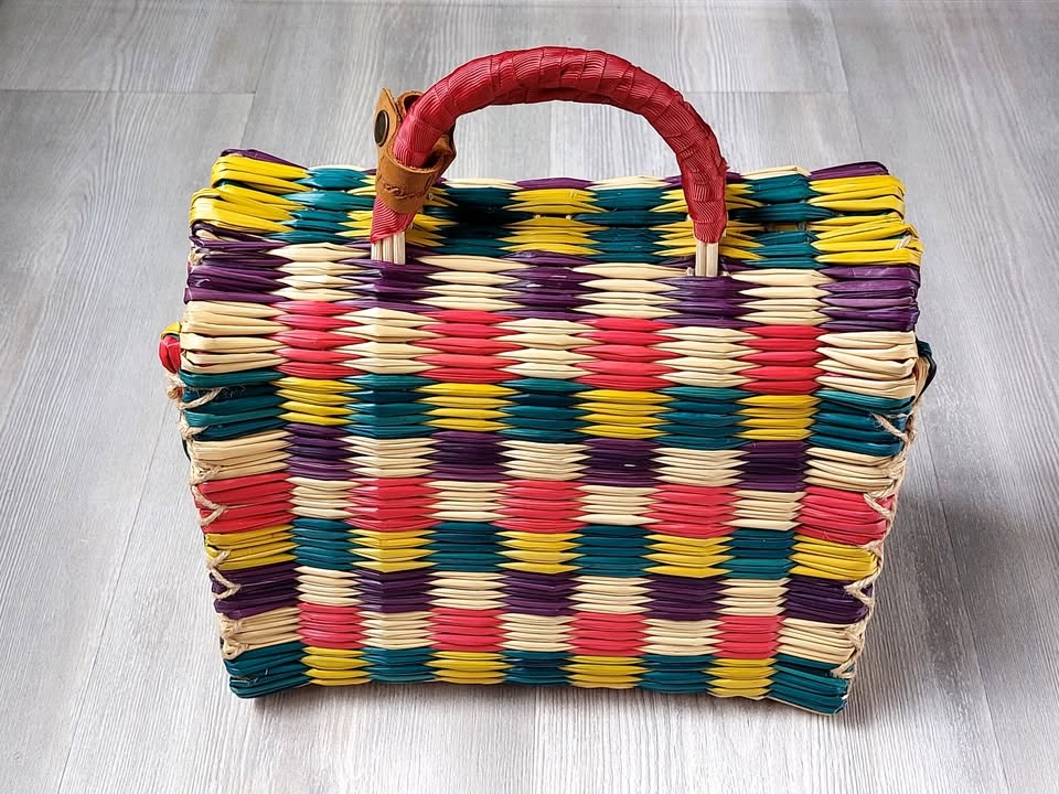 Juralyn Hand-Woven Reed Bag - photo 3