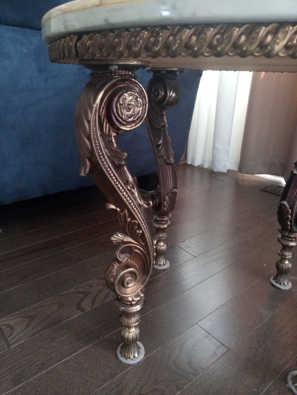 Vintage Italian Marble Side Table - photo 3