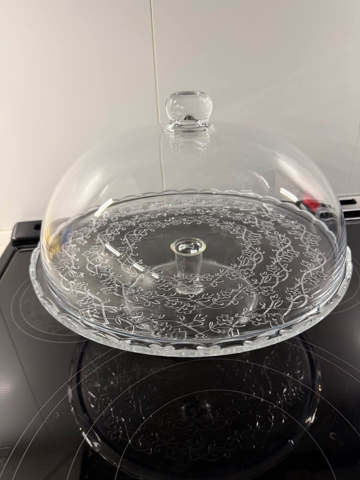 Glass cake stand - photo 2