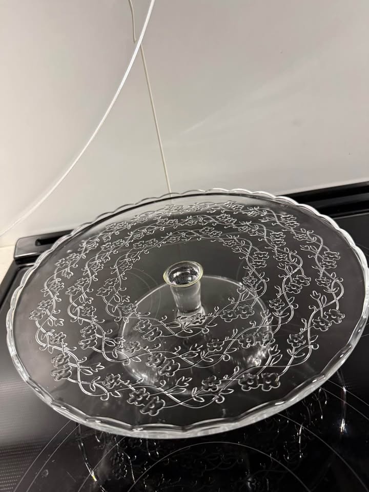 Glass cake stand - photo 3