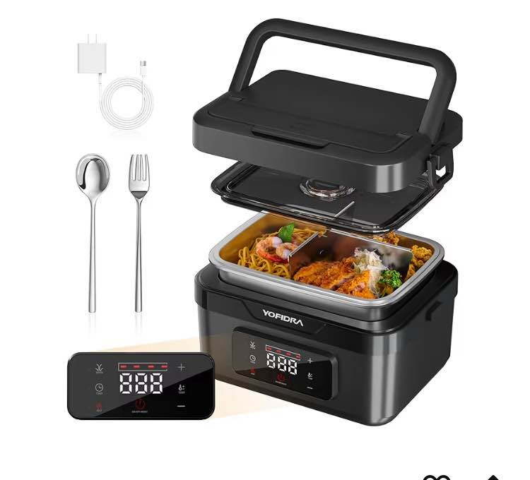 New Portable Cordless Electric Smart Lunch Box - photo 5