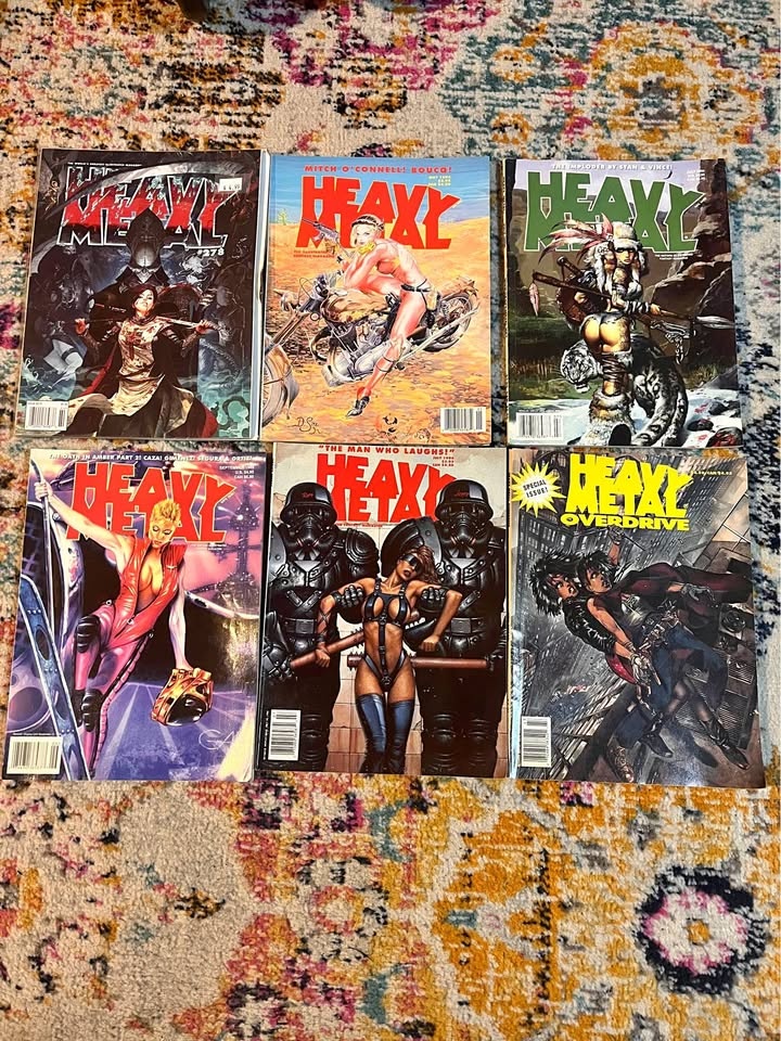 Heavy Metal magazines